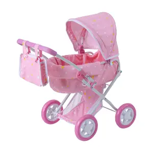 Teamson Kids Twinkle Stars Princess Deluxe Baby Doll Stroller