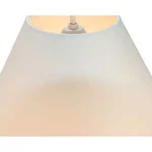 Traditional 8 Cream Cotton Coolie Lampshade Suitable for Table Lamp or Pendant