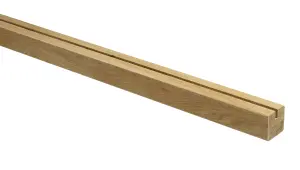 Richard Burbidge Immix Natural Oak Baserail, (L)2.4m (H)60mm