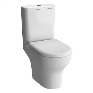 Vitra Zentrum open back rimless close coupled pan cistern and standard seat