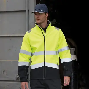 Result Safeguard Mens Printable Safety Softshell Jacket