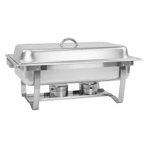 New Stackable Chafing Dish Set Stainless Steel 8.5 L Cookware Single Party Food