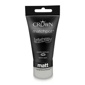 Crown Neighbourhood Matt Emulsion paint, 40ml