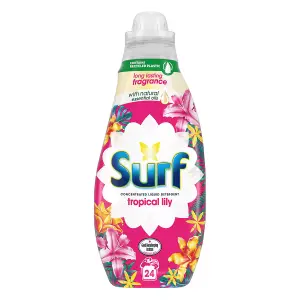 Surf Tropical Oasis Lasting Fragrance Liquid Detergent 648ml, 192 Washes, 8Pk