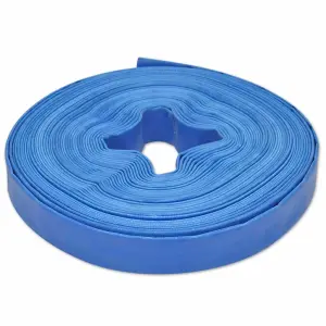 Flat Flexible Hose 25 m 1" PVC Water Delivery