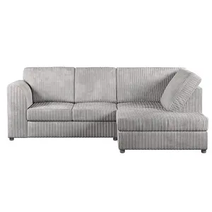 Jumbo Cord (High Back) 4 Seater Corner Sofa