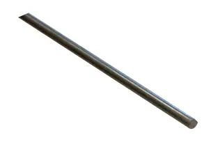 Varnished Drawn steel Round Bar, (L)1m (Dia)4mm