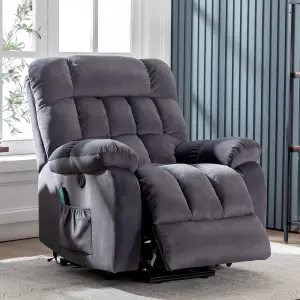 Electric Power Lift Recliner Chair with USB Ports, Massage and Heat