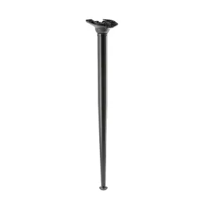 710mm Angle Folding Table Leg Breakfast Bar Support 40mm Diameter - Pack of 2 - Colour Black