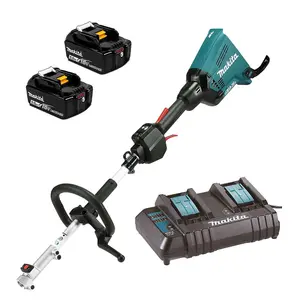 Makita DUX60CT2-KIT Brushless 18v / 36v LXT Cordless Split Shaft Tool 2x5.0ah