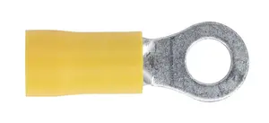 Sealey Easy Entry Ring Terminal 5.3mm 2BA Electrical Yellow - Pack of 100 YT18