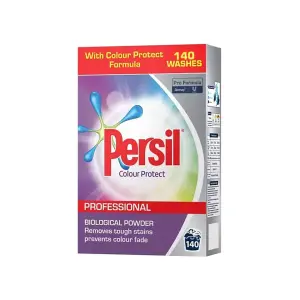 Persil Professional Biological Washing Powder with Colour Protect Formula, 140 W