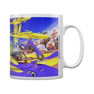 Splatoon 3 Splatlands Mug Purple/Yellow/White (One Size)