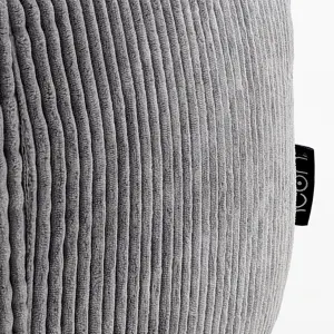 icon Kingston Classic Corduroy Bean Bag Charcoal Grey Bean Bag Chair