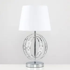 Babb Metal Table Lamp White / Yes