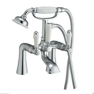 Nes Home Imperior Basin Taps & Bath Shower Mixer Tap Set