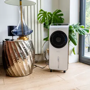 Super Slim Portable Air Cooler with DC Motor Vortex Fan System