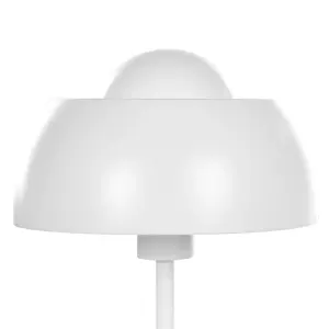 Metal Table Lamp White SENETTE