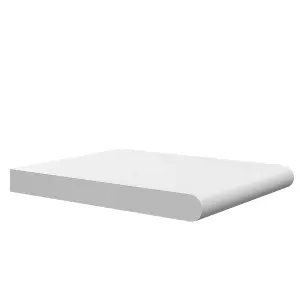 Skirting World Bullnose MDF Window Board - 350mm x 25mm x 3000mm, Primed, No Tongue