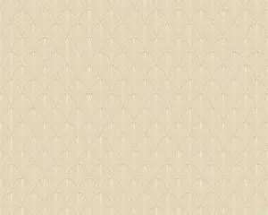 Hoopla Walls Gold Leaf Fan Gold Smooth Matt Wallpaper