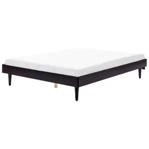 EU King Size Bed with LED Black TOUCY