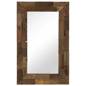 Berkfield Mirror Solid Reclaimed Wood 50x80 cm