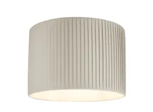 GoodHome Louth Beige Round Lamp shade (D)30cm