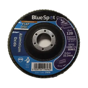 Homesmart 2 Packs 115mm Flap Disc 120 Grit Aluminium Oxide for Angle Grinder to Sanding Grinding