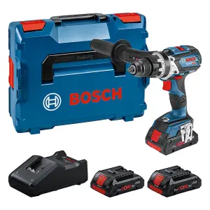 BOSCH GSB18V-110C(3xPC4Ah) 18v Combi drill 13mm keyless chuck