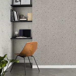 Rasch ROCKNROLLE Grey Stone Pebbles Wallpaper Modern Textured Paste The Wall