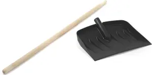 Wooden Handle Snow Shovel 120cm Scooper Spade