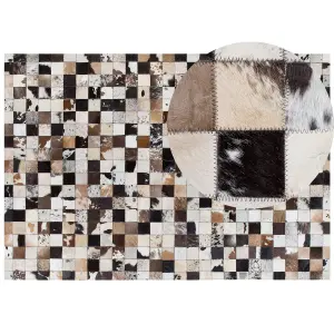 Cowhide Area Rug 160 x 230 cm Multicolour CERLI