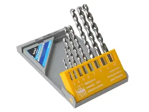 BlueSpot Tools Masonry Drill Set, 8 Piece 3-10mm