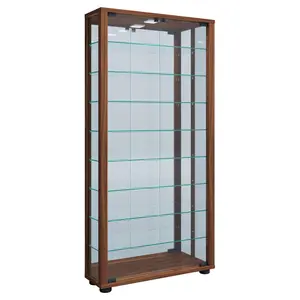 Cattibrie Display Cabinet Core Walnut / No