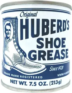 Huberds Shoe Grease (7.5Oz) - Leather Conditioner And Waterproofer Since 1921. Waterproofs, Softens And Conditions Boots, Shoes, Bags, Belts,