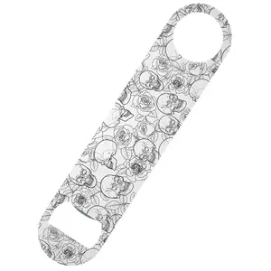 Grindstore Skulls & Roses Bottle Opener White/Black (One Size)