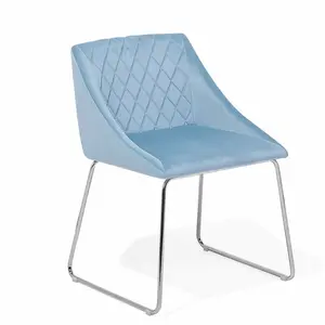 Kirkhill Upholstered Dining Chair (Set of 2) Light Blue