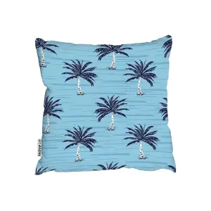 Cushions - Palm Trees on Blue (Cushion) / 45cm x 45cm