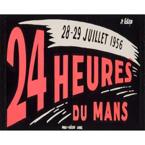 Vintage Metal Sign - 24 Heures Du Mans - Racing Poster