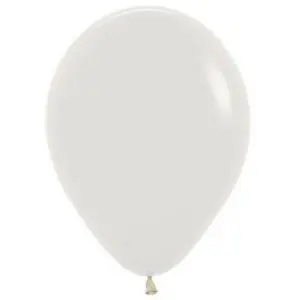 Amscan Latex Plain Balloons (Pack of 10) White (One Size)