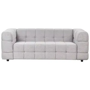 3 Seater Fabric Sofa Grey MULLOLA