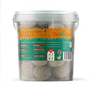 The Wild Bird Standard Suet Fat Balls Bird Feed 50 Tub