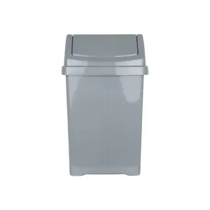 Wham Casa 1x 25L Swing Bin Silver