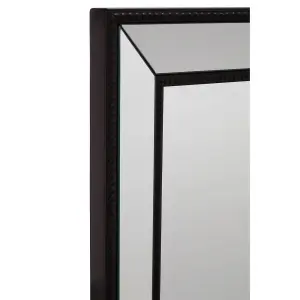 Interiors by Premier Holmes Matte Black Wall Mirror