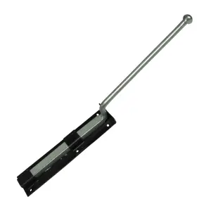 Monkey Tail Drop Down Bolt 18" Black (Heavy Duty Garage Door)