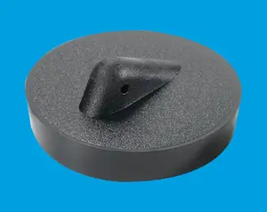 McAlpine BP4 Black PVC Plug 1.75" (for 1.5" waste)