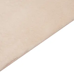 Faux Rabbit Fur Rug 80 x 150 cm Beige MIRPUR