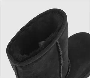 UGG Womens Black Suede Classic Short Ii Boots, 3