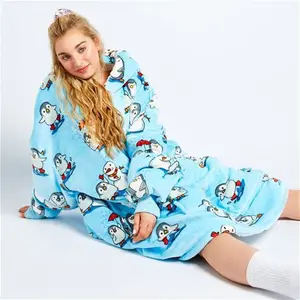 Penguin Oodie Hooded Blanket