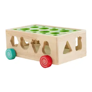 Colourful Montessori Toy Wooden Building Blocks for Kids Age 3+